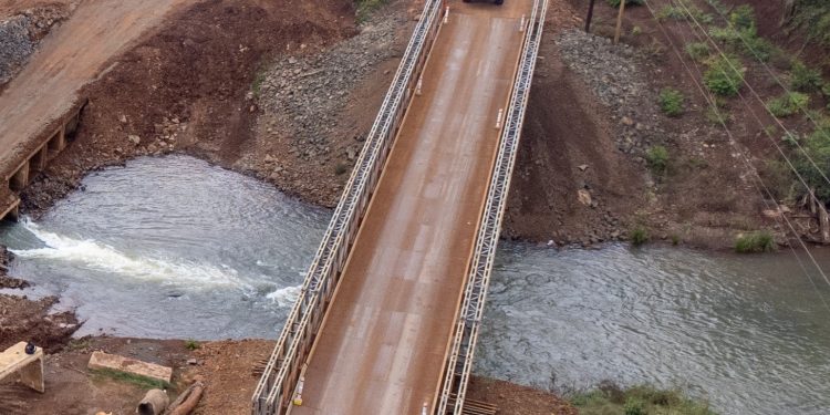 Puente arroyo Pindaytí: paso temporalmente habilitado para vehículos de hasta 10 toneladas