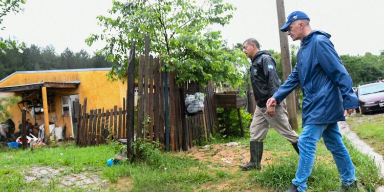 El Gobierno de la Provincia coordina asistencia integral para las familias afectadas por el temporal
