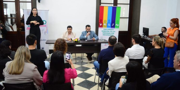 Posadas: se realizó la presentación del Parlamento Municipal de Personas con Discapacidad 2023