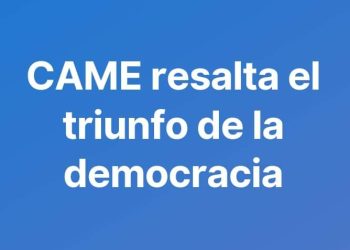 La Confederación Argentina de la Mediana Empresa resalta el triunfo de la democracia