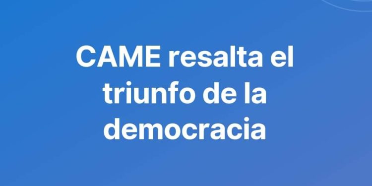 La Confederación Argentina de la Mediana Empresa resalta el triunfo de la democracia
