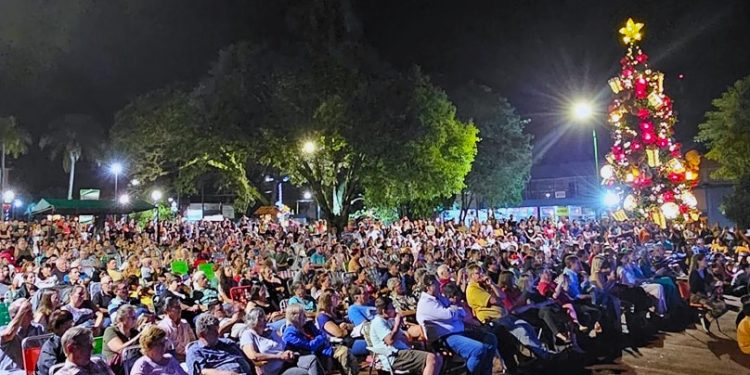 Arrancó la fiesta de la Navidad en Capioví