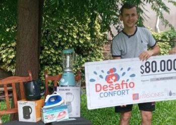 Oberá: entregaron premio a ganador del Desafío Confort