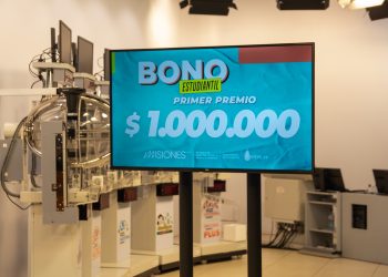 Un estudiante del BOP 115 de Aristóbulo del Valle vendió el cupón ganador del Bono Estudiantil