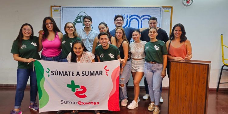 Sumar Exactas Asumió en el Centro de Estudiantes