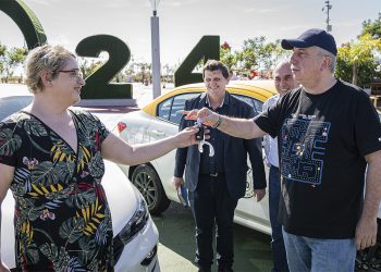Más trabajadores del volante recibieron las unidades 0Km del Ahora Taxi