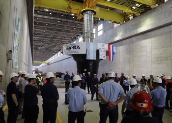 Yacyretá realizó el montaje del conjunto rotante de la UG4