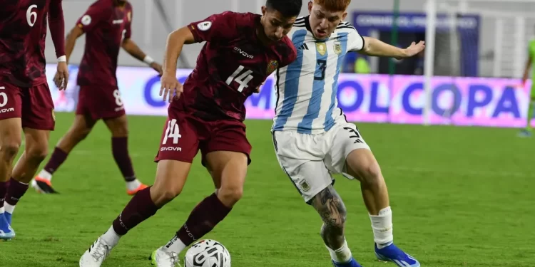 Preolímpico Sub 23: Argentina y Venezuela empataron en un polémico partido