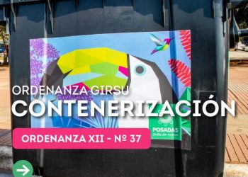Posadas: con la contenerización avanza el plan de Gestión Integral de Residuos Sólidos Urbanos