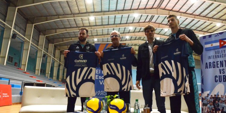 La Selección Argentina de Voley ya está en Misiones y se prepara para enfrentar a Cuba