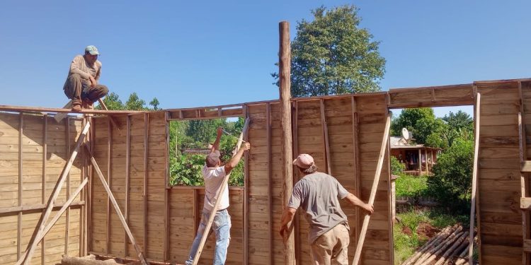 Hipólito Yrigoyen: con trabajo militante el Movimiento Evita construyó local para usos múltiples