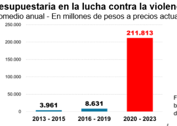 IDESA: el Presupuesto de violencia de género se multiplicó por 24