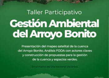 Montecarlo invita al Taller Participativo sobre Gestión Ambiental del Arroyo Bonito