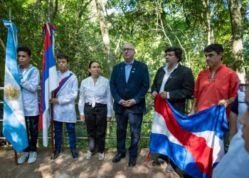 Passalacqua encabezó el acto por el Mes de Artigas en Santa Ana