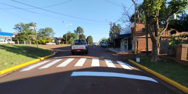 Programa 4.000 Esquinas: nueva señalización en Dos de Mayo