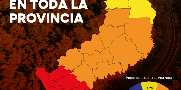 Ante el riesgo de incendio extremo, Misiones intensifica acciones de prevención y pide a la población tomar precauciones