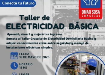 Conectá tu futuro: taller gratuito de electricidad domiciliaria básica en Puerto Iguazú