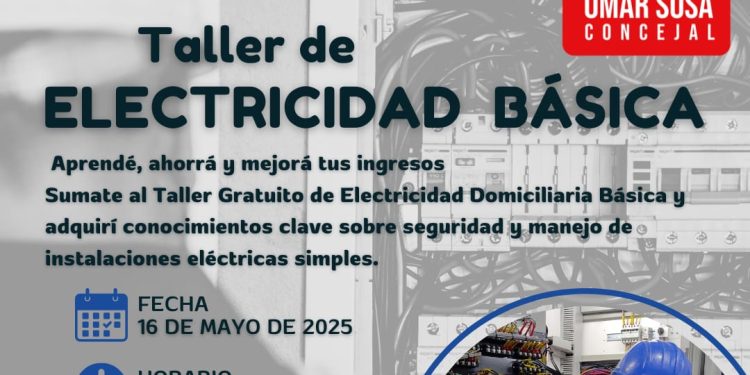 Conectá tu futuro: taller gratuito de electricidad domiciliaria básica en Puerto Iguazú