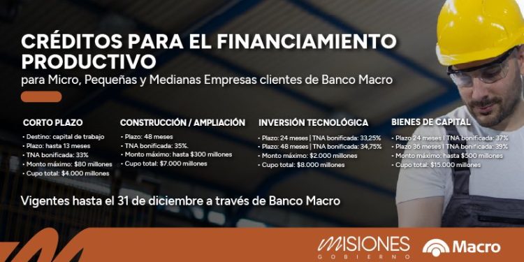 Safrán explicó los créditos vigentes para Pymes en articulación entre la Provincia y el Banco Macro