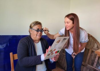 Vecinos de Fachinal recibieron atención oftalmológica con el programa Mirar Mejor