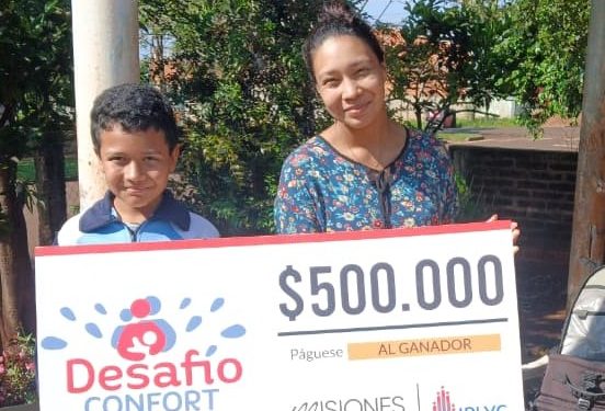 Posadas: entregaron premio a ganadora del Desafío Confort
