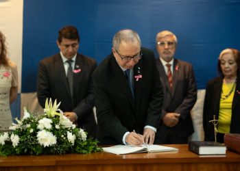 Passalacqua acompañó la asunción de Valeria Fiore Cáceres como ministra del Superior Tribunal de Justicia