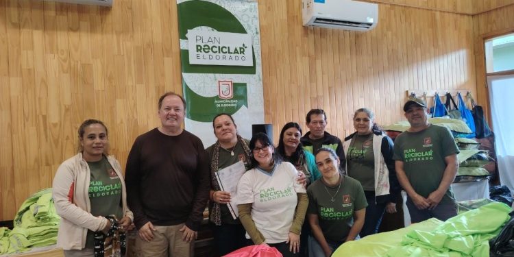 El Departamento de Reciclado recuperó más de nueve mil kilos de materiales