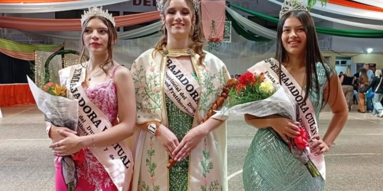 Cerro Azul celebra, ya tiene nueva Embajadora Cultural de la Fiesta Provincial del Durazno