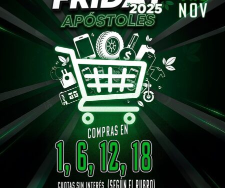 Llega una nueva edición del Black Friday a Apóstoles