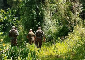 Operativo de control en el Parque Provincial Salto Encantado