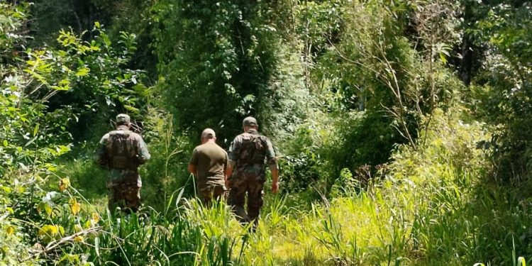 Operativo de control en el Parque Provincial Salto Encantado