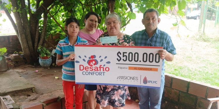 Cerro Azul: entregaron premio a ganadora del Desafío Confort