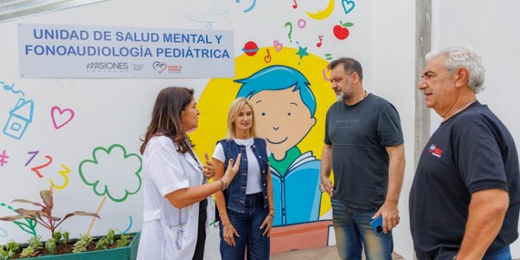 Se inauguró la unidad de salud mental y fonoaudiología en el Hospital de Pediatría