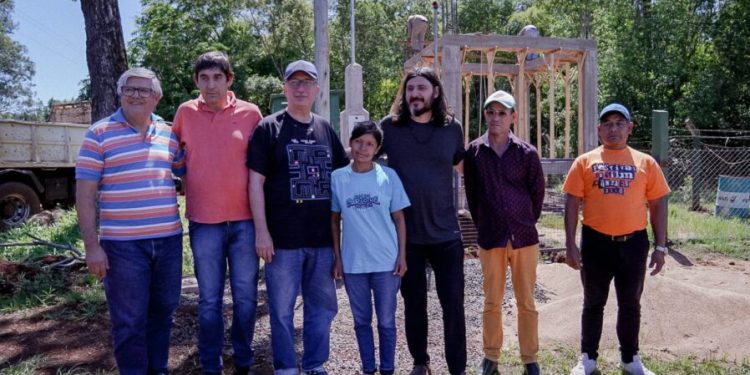 Passalacqua supervisó obras claves en Mártires, que garantizan el suministro de agua potable a miles de vecinos