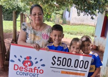 Caraguatay: entregaron premio a ganadora del Desafío Confort