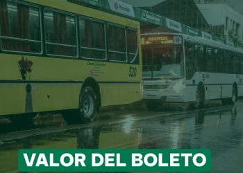 Desde el lunes 10 de enero regirán los nuevos valores para el boleto en Posadas, Garupá y Candelaria