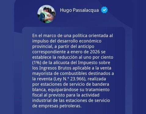 Misiones reduce al 1% la alícuota de Ingresos Brutos para la venta mayorista de combustibles