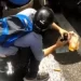 Así armaban una bomba molotov para tirarle a la Policía frente al Congreso