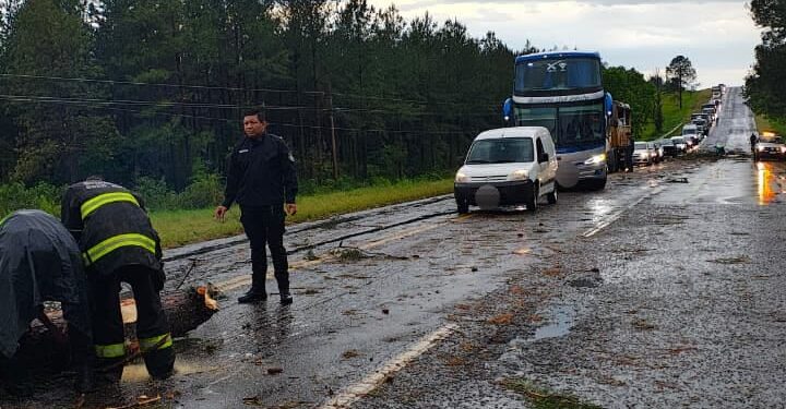 Un severo temporal provocó destrozos en El Soberbio, Gobernador Roca y Corpus