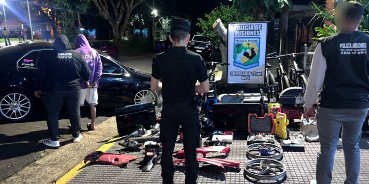 Dos allanamientos en la Chacra 96 y un detenido por robos y comercialización ilegal de bienes en Posadas