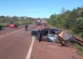 Dos conductores fueron hospitalizados tras un choque sobre la Ruta 14 en Aristóbulo del Valle