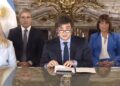 Milei anunció sanciones para empresas que operen en Malvinas y la construcción de una base en Tierra del Fuego