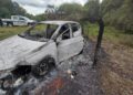 Horror en Posadas: hallaron restos humanos calcinados dentro de un vehículo incendiado